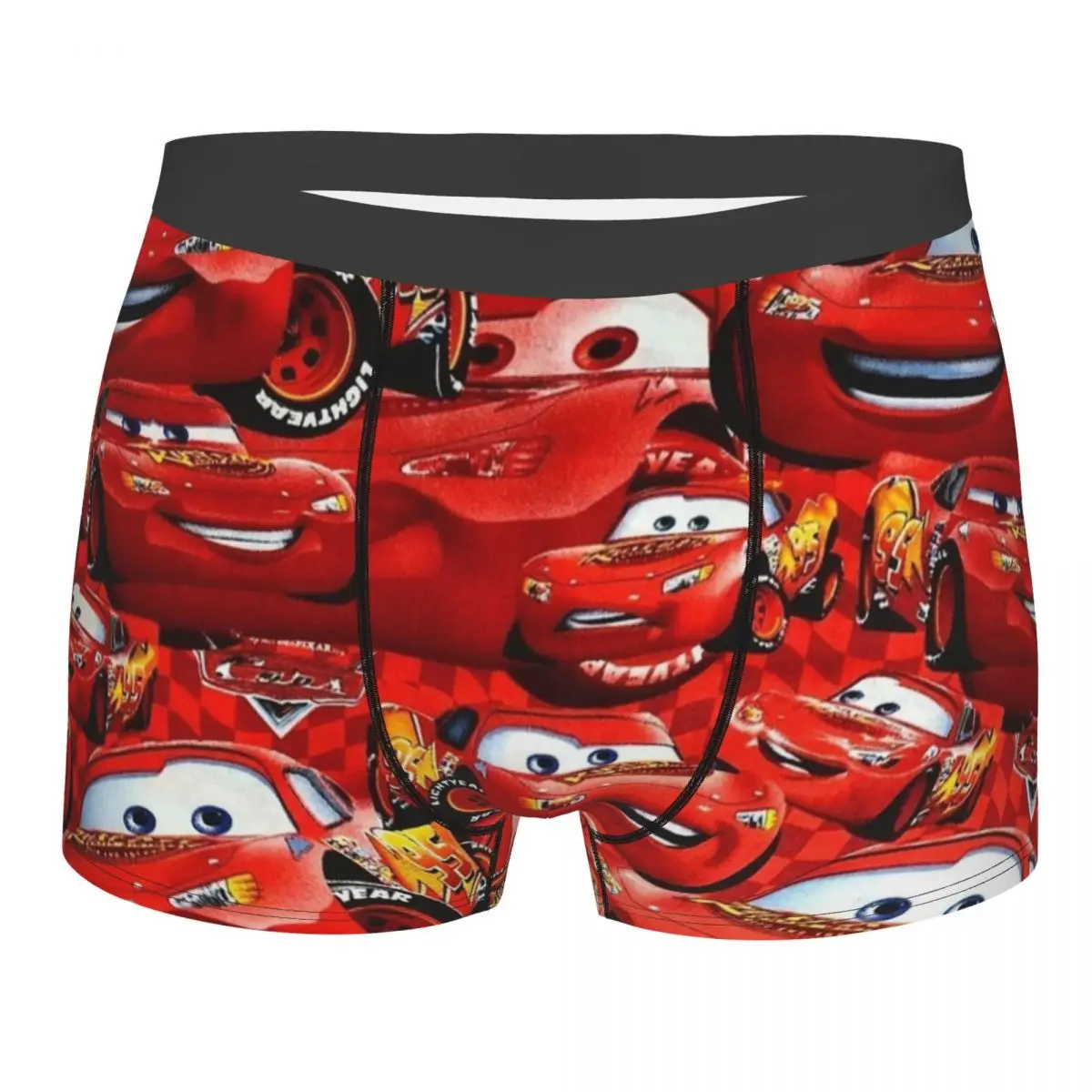 

Lightning Mcqueen Cars Galaxy Man Long Underwear Boxer Shorts Panties Sexy Soft Underpants for Homme