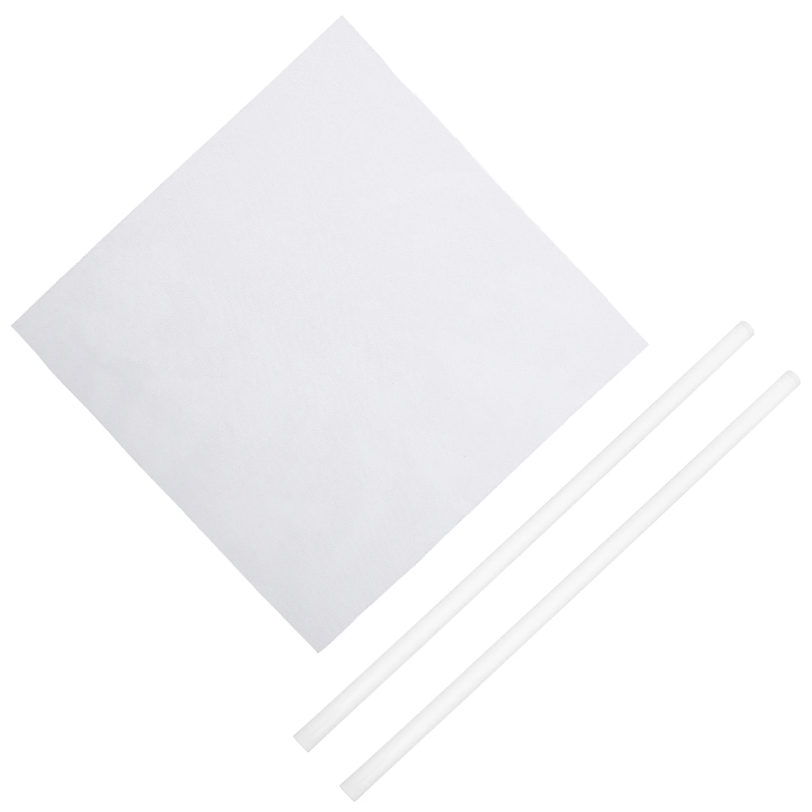 

2pcs Friction Electrification Rod Glass Stick Silk Cloth Physics Experiment Tool For Junior High School Static Electricity