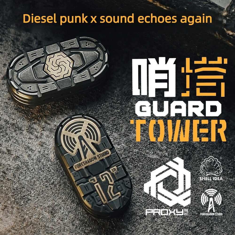 

Proxy EDC Sentry Tower 12th Anniversary Edition Three-Layer Tuning Fork Mechanical Metal Fingertip Card Pusher Stress Relief Toy
