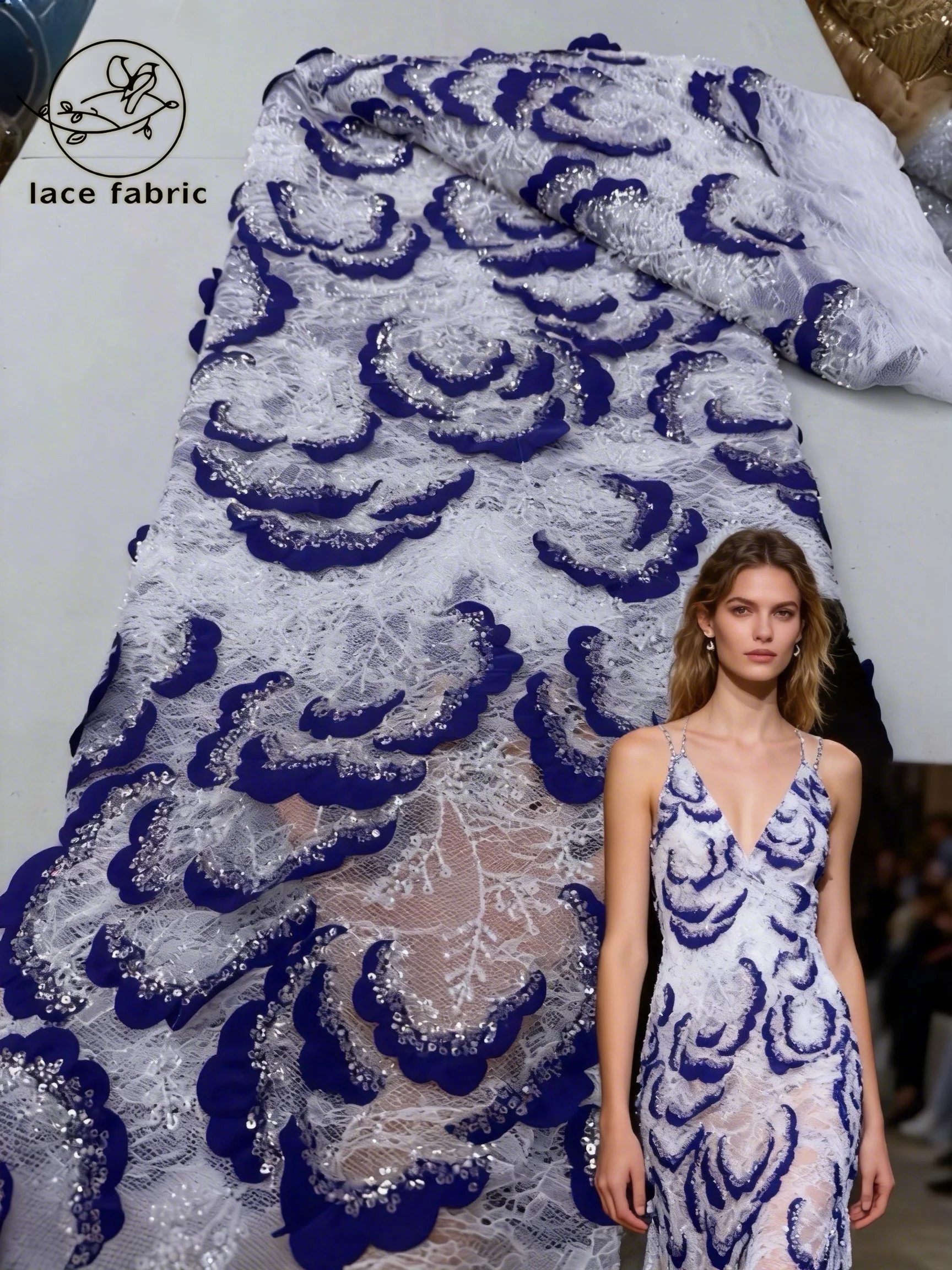 

Африканское кружево, французская сетчатая ткань с пайетками, высококачественная вышитая бисером тюлевая ткань 2026 года, нигерийское кружево для свадебного шитья