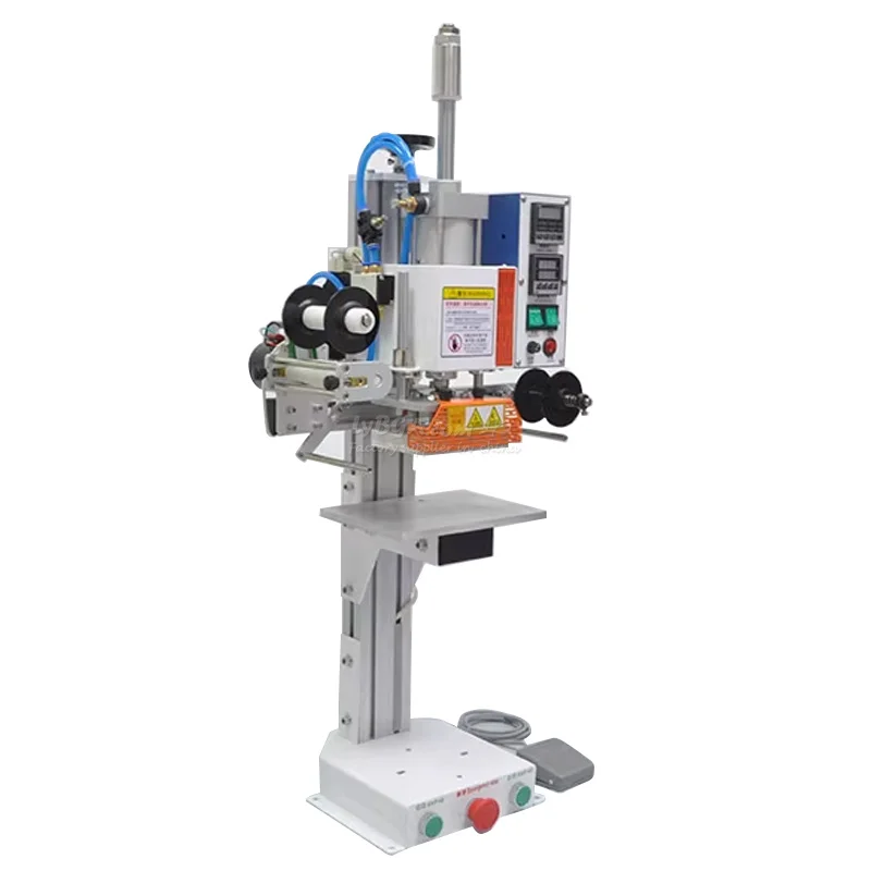 Pneumatic Hot Stamping Atic Embossing Machine with Hot Stamping Foil Gilded Paper HS Foil For PVC Leather Plastic Basket