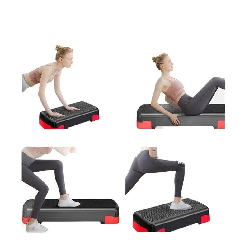 Adjustable Foot Pedal Balance Exercise Stepper Rhythm Pedal Gym Platform Exercise Board Aerobic Stepper