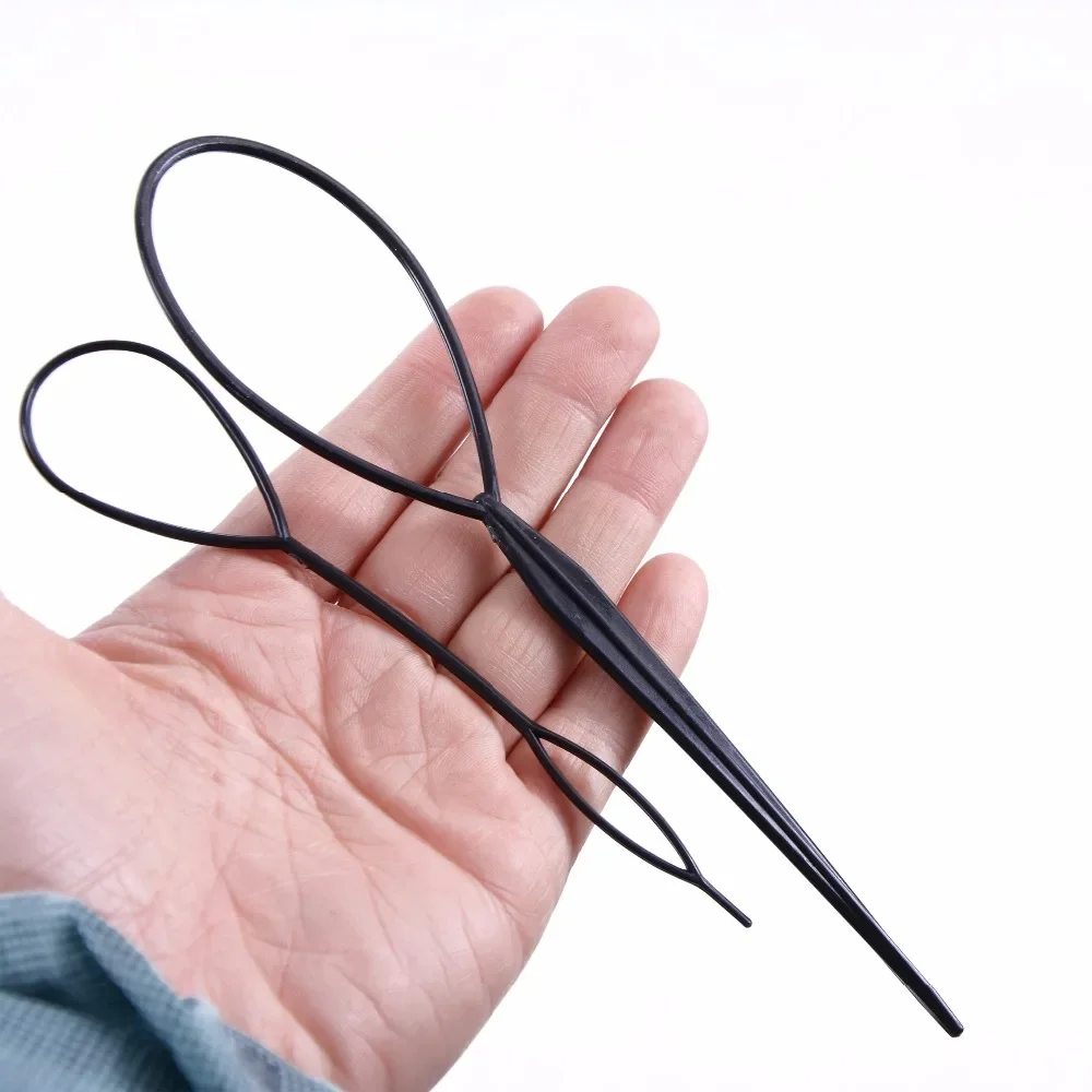 Magic Hair Braiding Twist Curler Styling Set Hairpin Holding Hair Braiders Pull Hair Needle Ponytail DIY Tool image 6