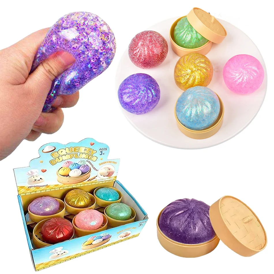 

Горячая новинка: Блестящий сквиш-пельмень в коробке – сенсорная игрушка-антистресс для снятия напряжения, забавный креативный подарок