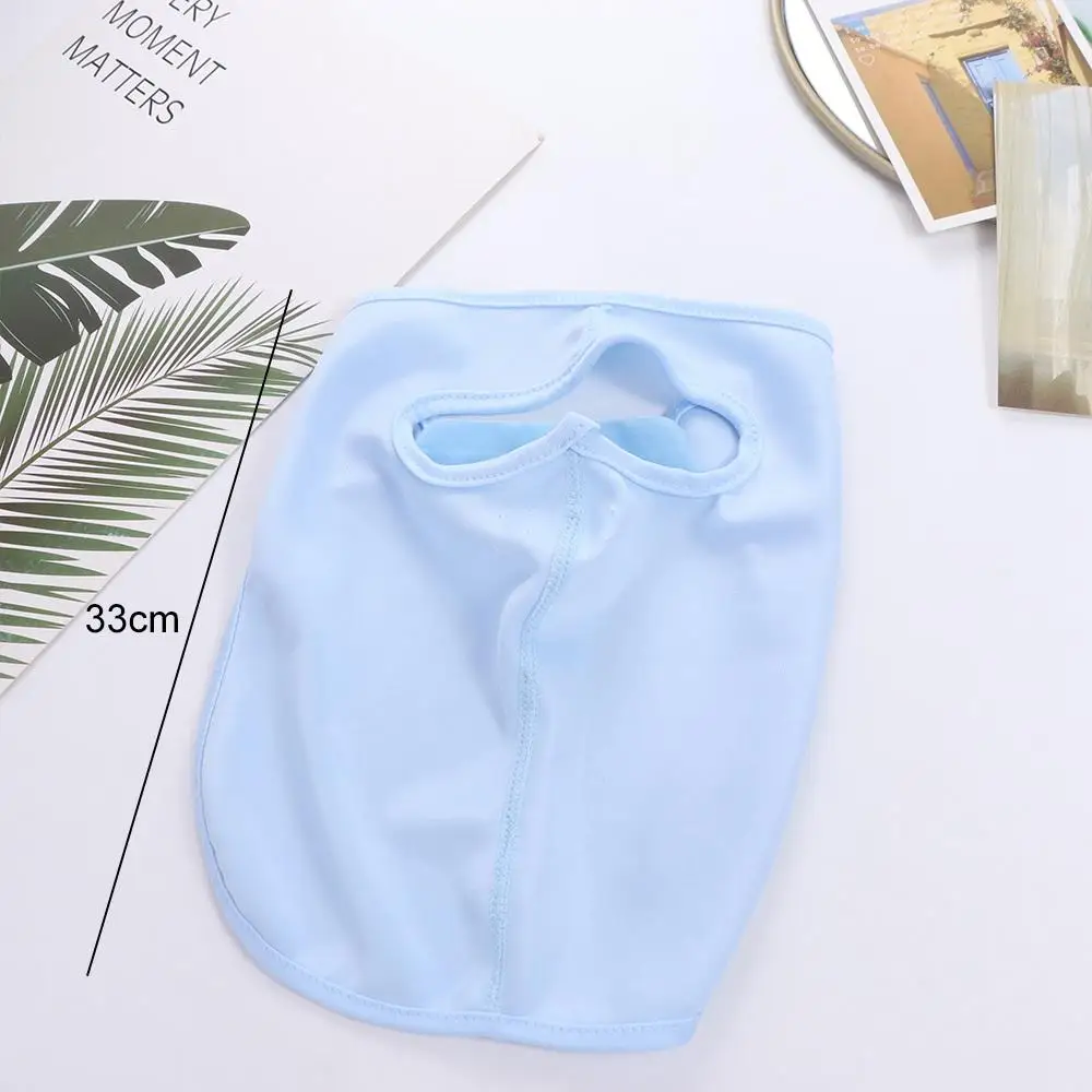 Veil With Neck Flap UV Protection Face Scarves Summer Sunscreen Mask Ice Silk Womne Neckline Mask Men Fishing Face Mask