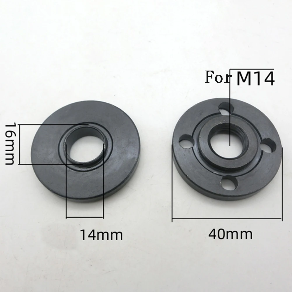 2-teiliges Innen- und Außenflanschmuttern-Set für Winkelschleifer-Pressplattenadapter vom Typ 125-100 für 16-mm- und 20-mm-Lochscheiben – Detail 14