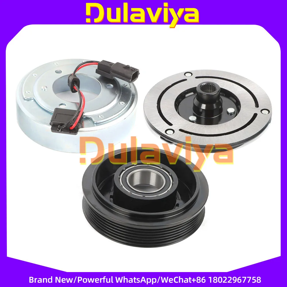 

AC Compressor Clutch Kit Pulley Coil Hub For Nissan Rouge 2008-2013 L4 2.5L 92610JM01C 92600JM01B