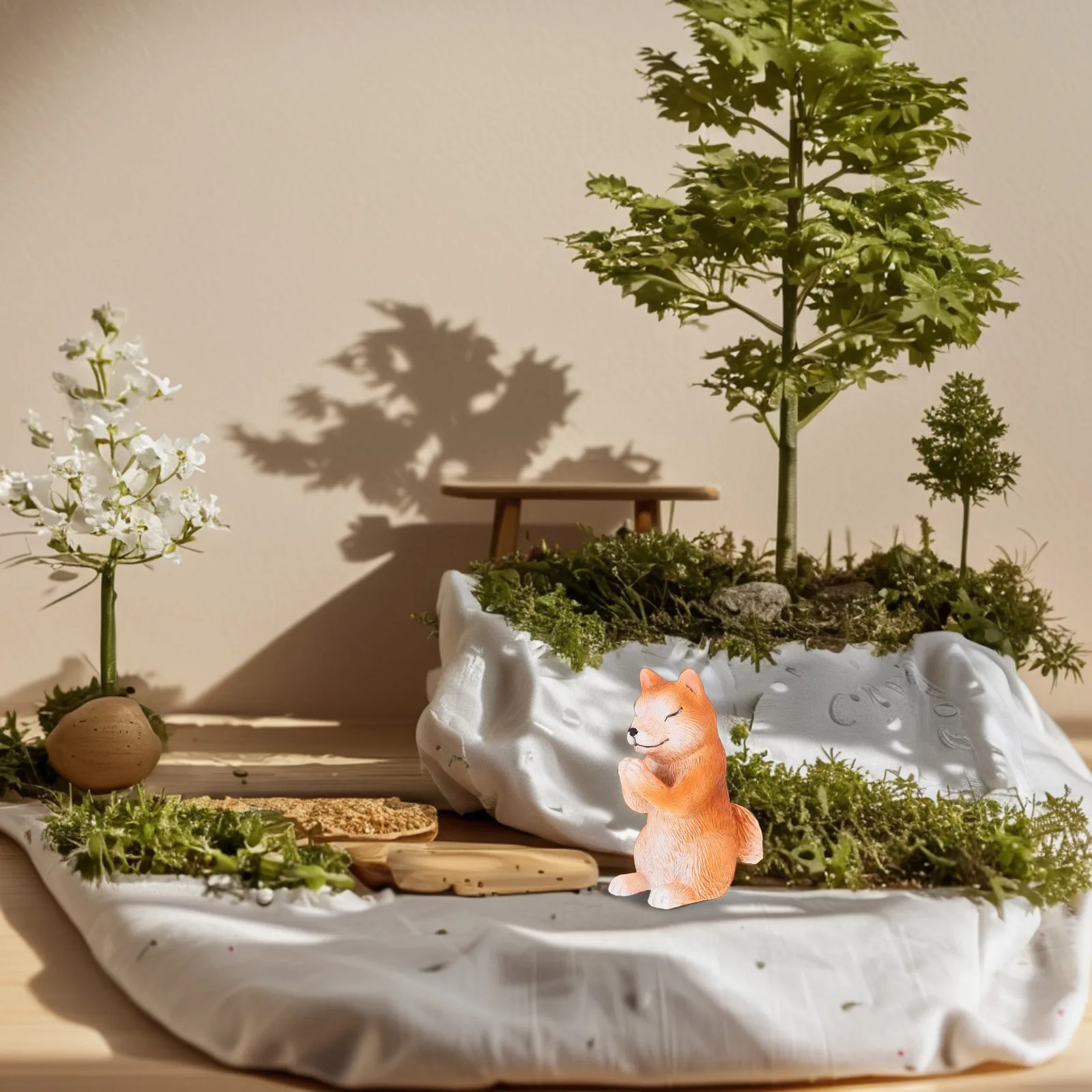 

Мини-смола, собака, животное, маленькая статуя, стол, чай, аксессуар для домашнего декора, миниатюрный садовый пейзаж, кукольный домик, домашние животные