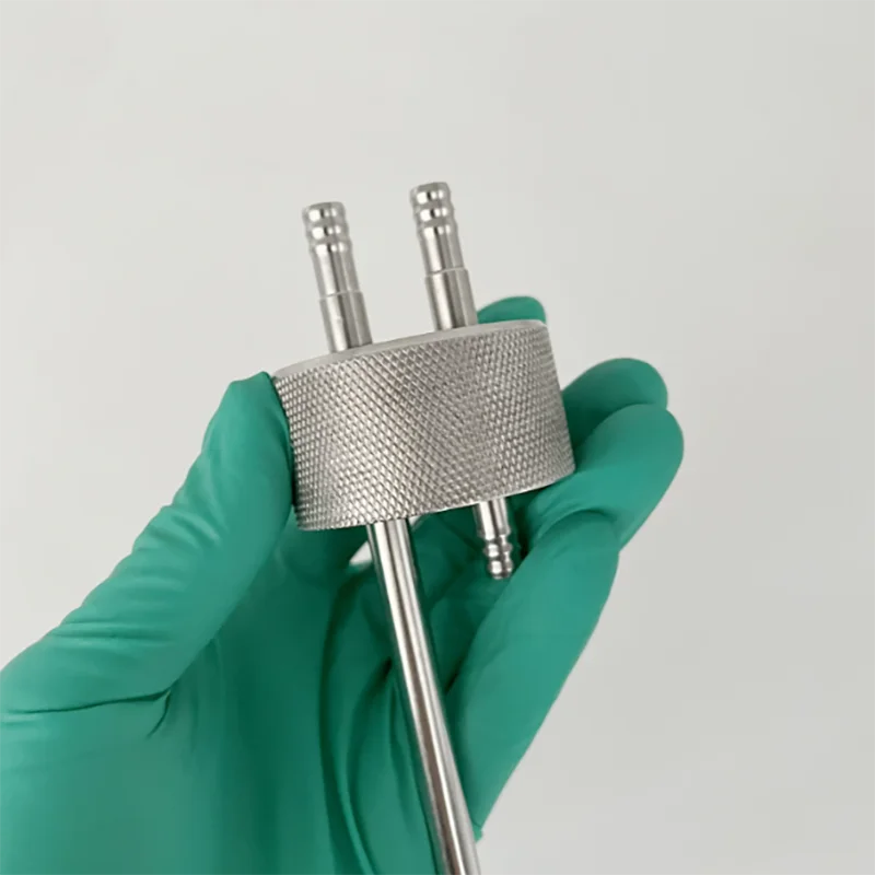 GL45 stainless steel integrated cap 304 two-way extended feeding cap feeding cap buffer bottle cap negative pressure cap