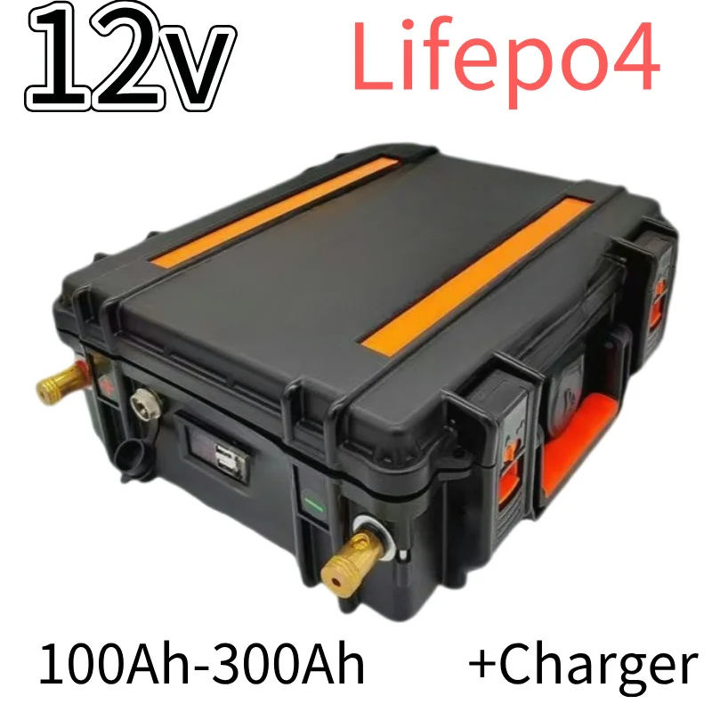 

Lifepo4 Батарея 12 В 100 Ач 120 Ач 150 Ач Аккумуляторная батарея 200 Ач 250 Ач300 Bluetooth BMS для кемпинга Лодки Инверторный двигатель RV