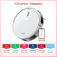 ILIFE V20 Robot Vacuum Cleaner, 5000Pa suction, SOF LiDAR Smart Navigation, APP Control, Customizable cleaning, Self charging