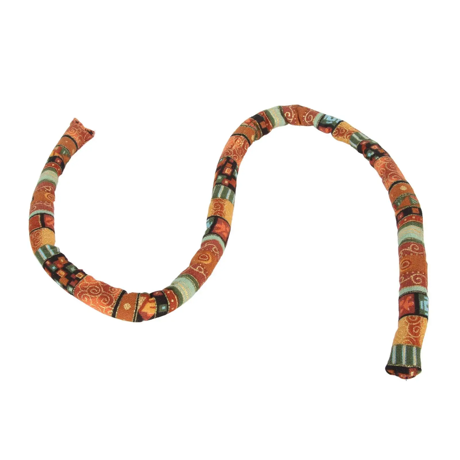 Corbata para el pelo con rastas étnicas, soporte de cola de caballo en espiral Flexible para hombres y mujeres, perfecto para accesorios de moda de Carnaval