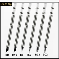 FNIRSI HS-01 Soldering Iron Tip HS01-BC2 B2 ILS KR K65 BC3 Internal Heating Type Lead Free Soldering Station Kit