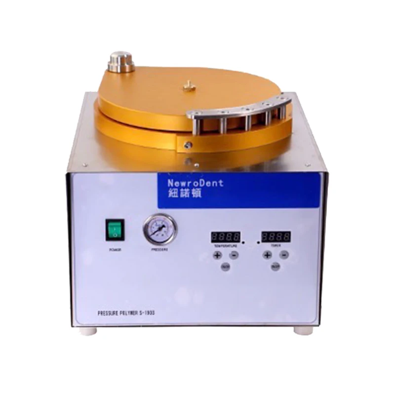 Dental Laboratory Polymerizer Adjustable Temperature and Timer Large Capacity Pressure Polymer Pot