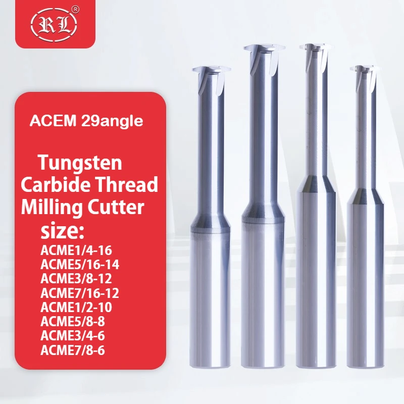 

RUILITENG Thread Milling Cutter ACME American Standard Suitable for Processing Stainless Steel Cast Iron and Steel
