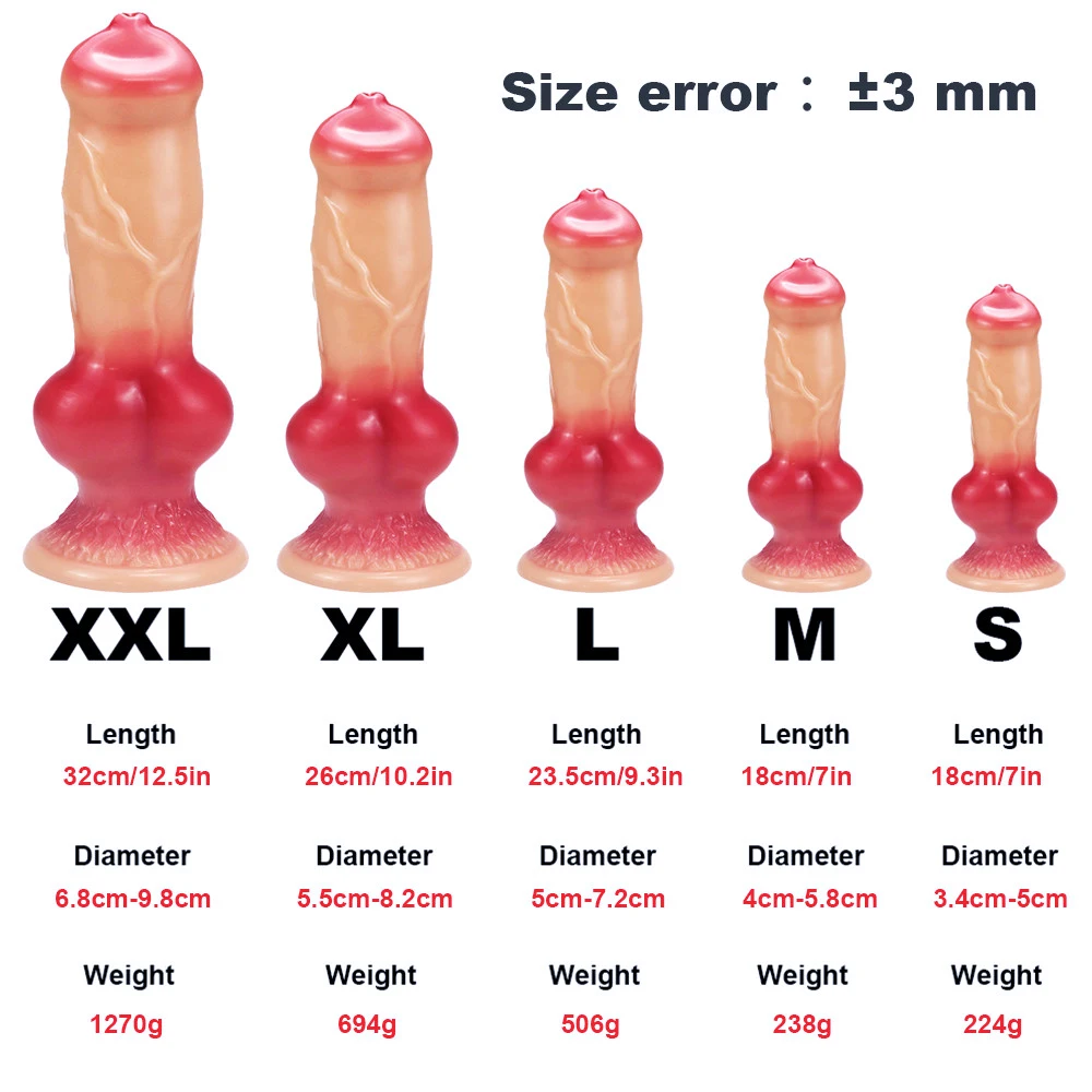 Realistic Big Knot Dog Dildo Sex Tools For Women Fake Anal Penis Vaginal Stimulator Animal Didlos Anus Toy Erotic Adult Products