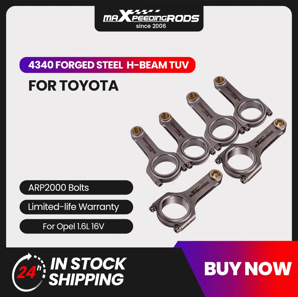 

Кованый шатун для Audi VW Golf R32 Audi A3 3.2L VR6 24 В диаметр 84 мм HP800