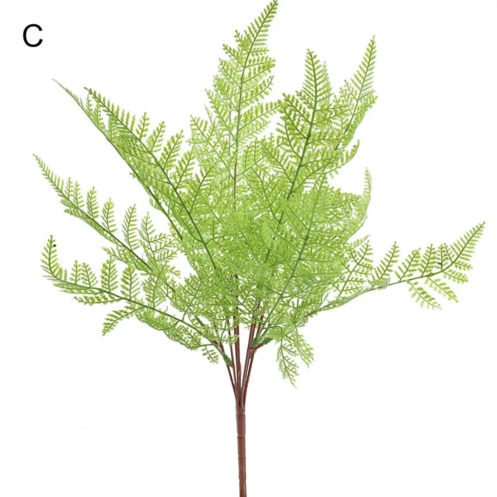 Realistic Artificial Fern Artificial Fern Realistic Uv Resistant Artificial Fern for Home Garden Decor Reusable Faux for Wedding