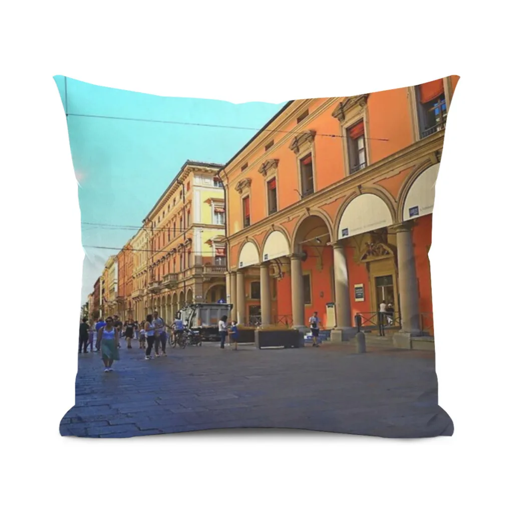 

The porticoes of Bologna Cushion Cover 45x45cm Home Decor Sofa Pillow Home Pillowcase