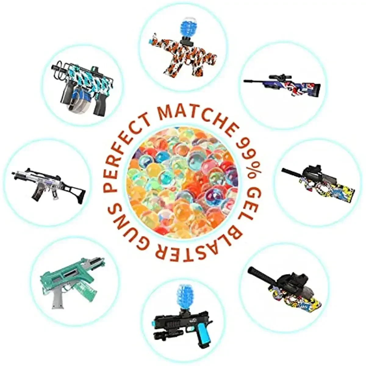 WYHydrogel Pearl Shaped Crystal Soil Water eads io 7-8MM Gel all For Flower/Weeding Mud Growing Magic Jelly alls