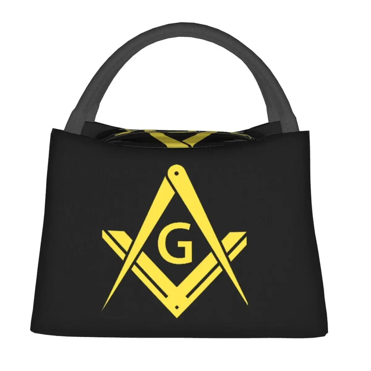 Freemason Masonic Lunch Bags Insulated Bento Box Waterproof Lunch Tote Picnic Bags Cooler Thermal Bag for Woman Student Work