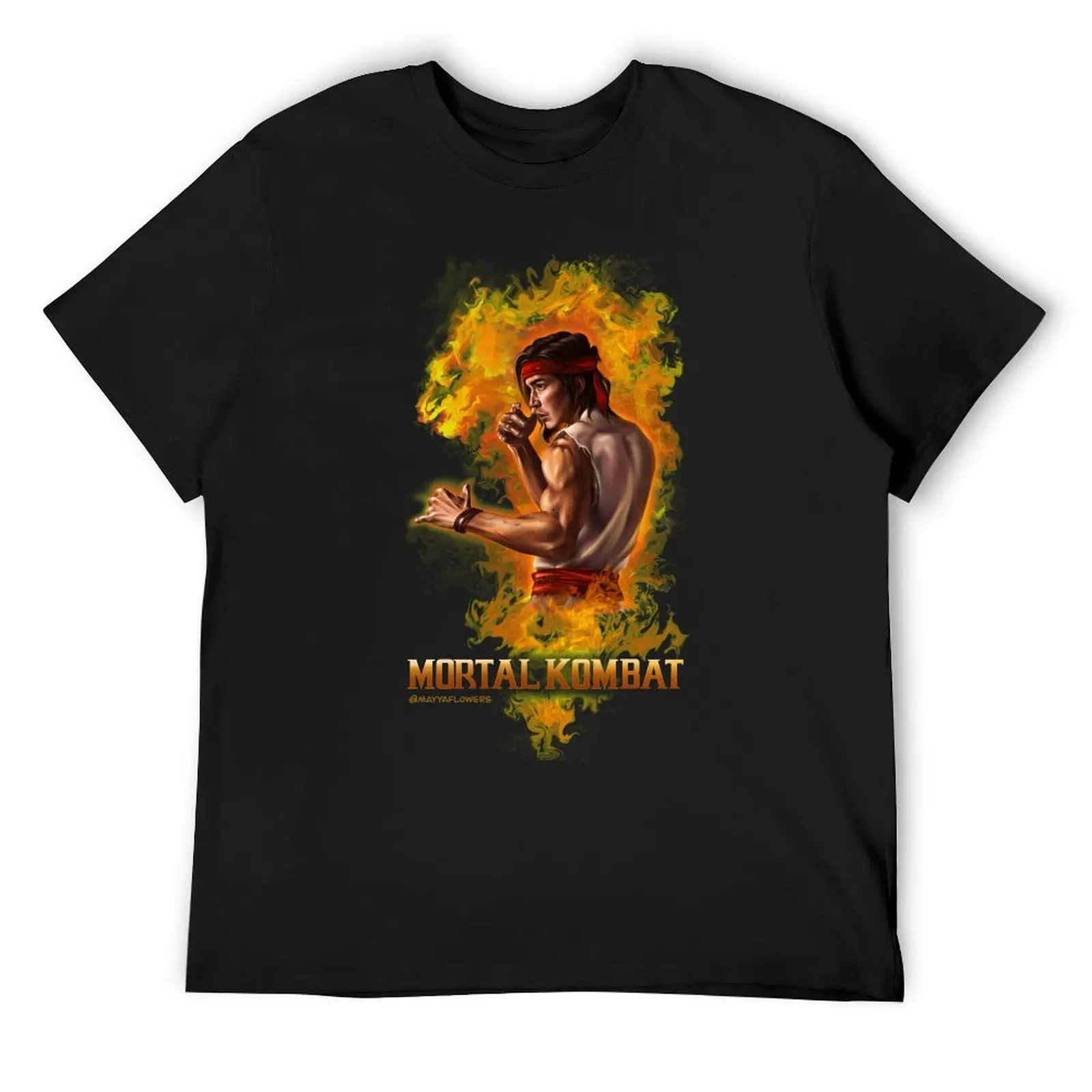 Liu Kang Mortal Kombat T-Shirt cute clothes oversized graphic tee men t shirts