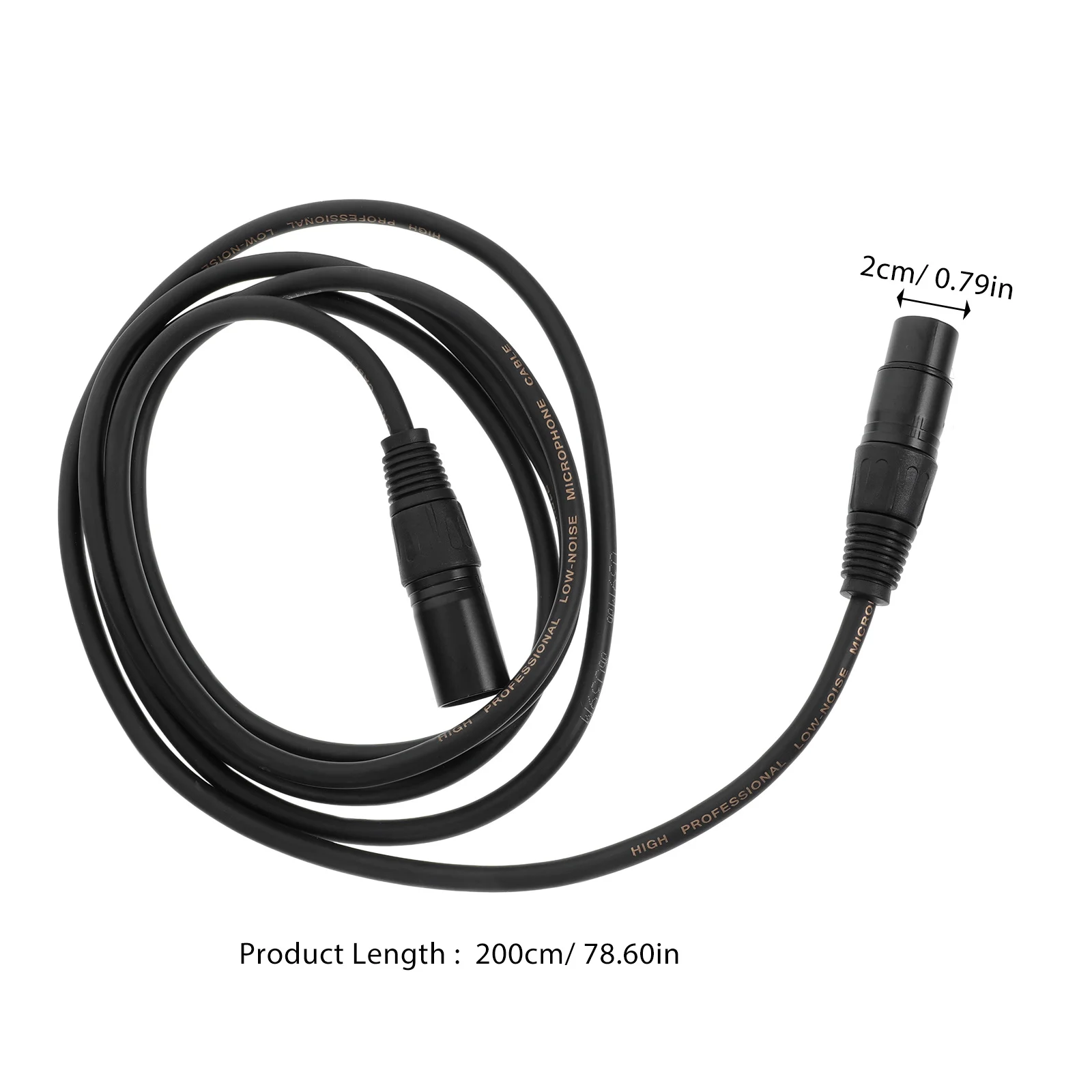 10 قطعة 2 متر 3-Pin المرحلة الإضاءة Dmx كابل مقاوم للماء مرنة سترة PVC تتحرك رئيس الاسمية ضوء الصوت إشارة خط #5