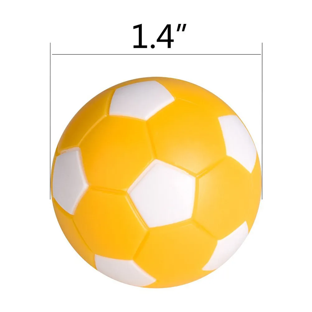 

12Pcs 36Mm Table Foosball Balls Plastic Replacement Balls for Competitive Casual Play Rainy Day School Recess Tabletop Soccer