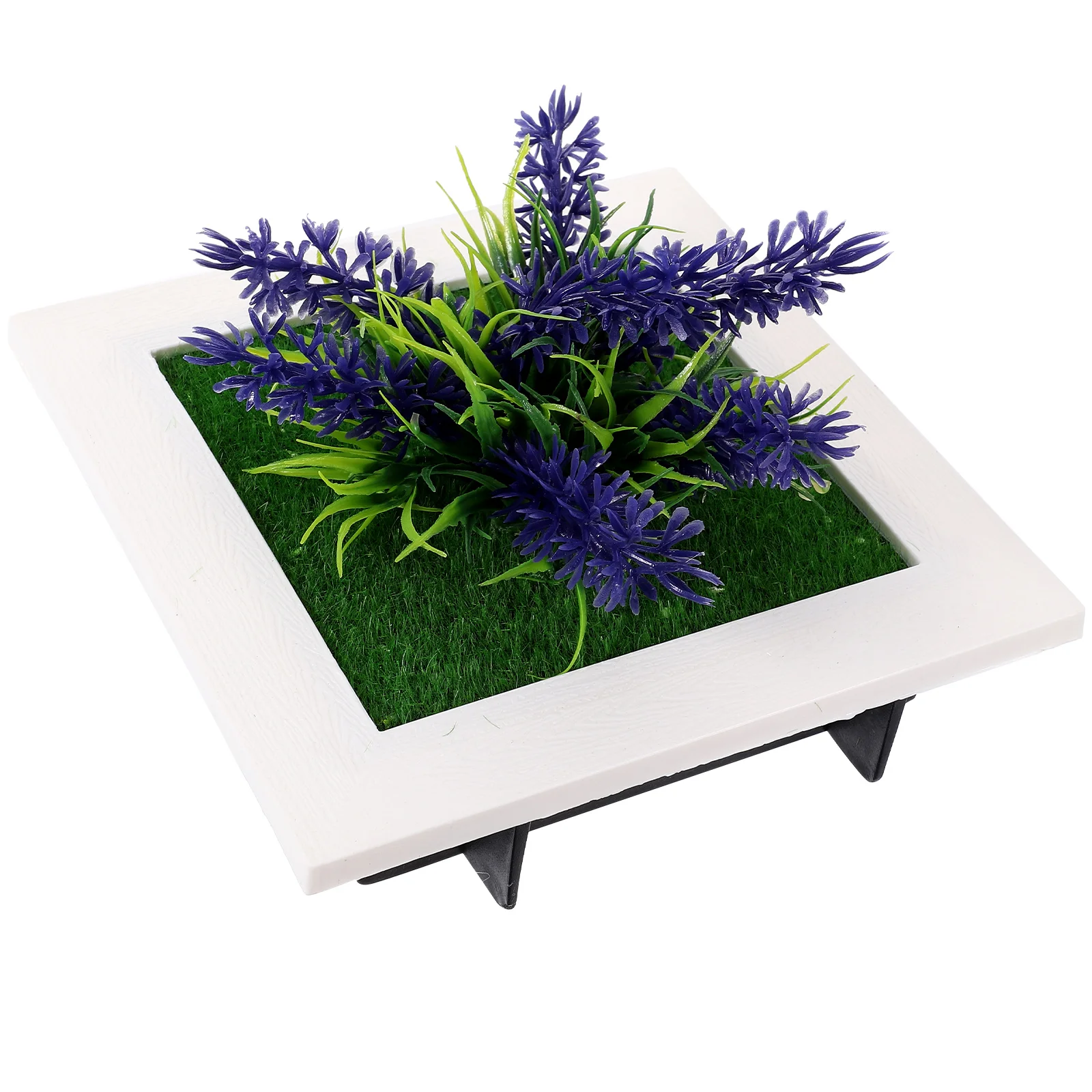 

Faux Succulent Plants Pendant Wall Hanging Decoration 12E Plastic Plant Frame Home Living Room Outdoor Modeling Decor