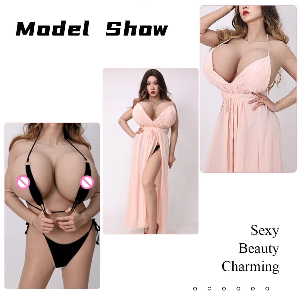 Sexy S Cup Silicone Whole Bodysuit Fake Boobs With Arms Crossdresser Male To Female Costumes Transgender Cosplay Artificial Tits