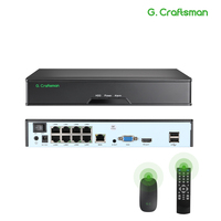 XMeye 8ch POE NVR 4K Support 16ch Network Video Recorder Register H.265+ 1 HDD 24/7 Recording IP Camera P2P System Security