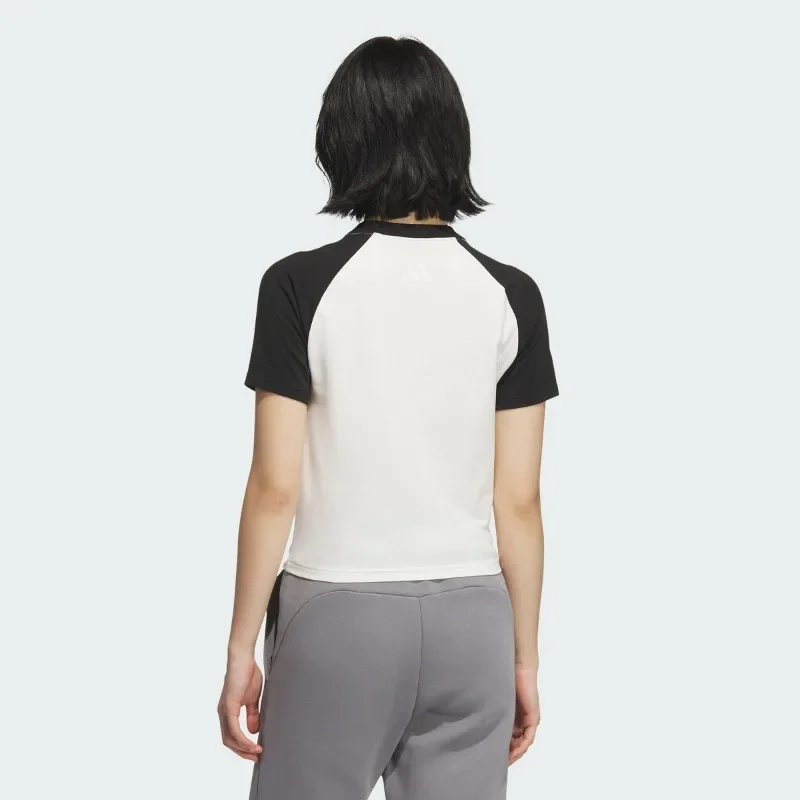 Adidas Fun Panda Badge Half Sleeve Women's Short Sleeve BABY T-Shirt KC0973