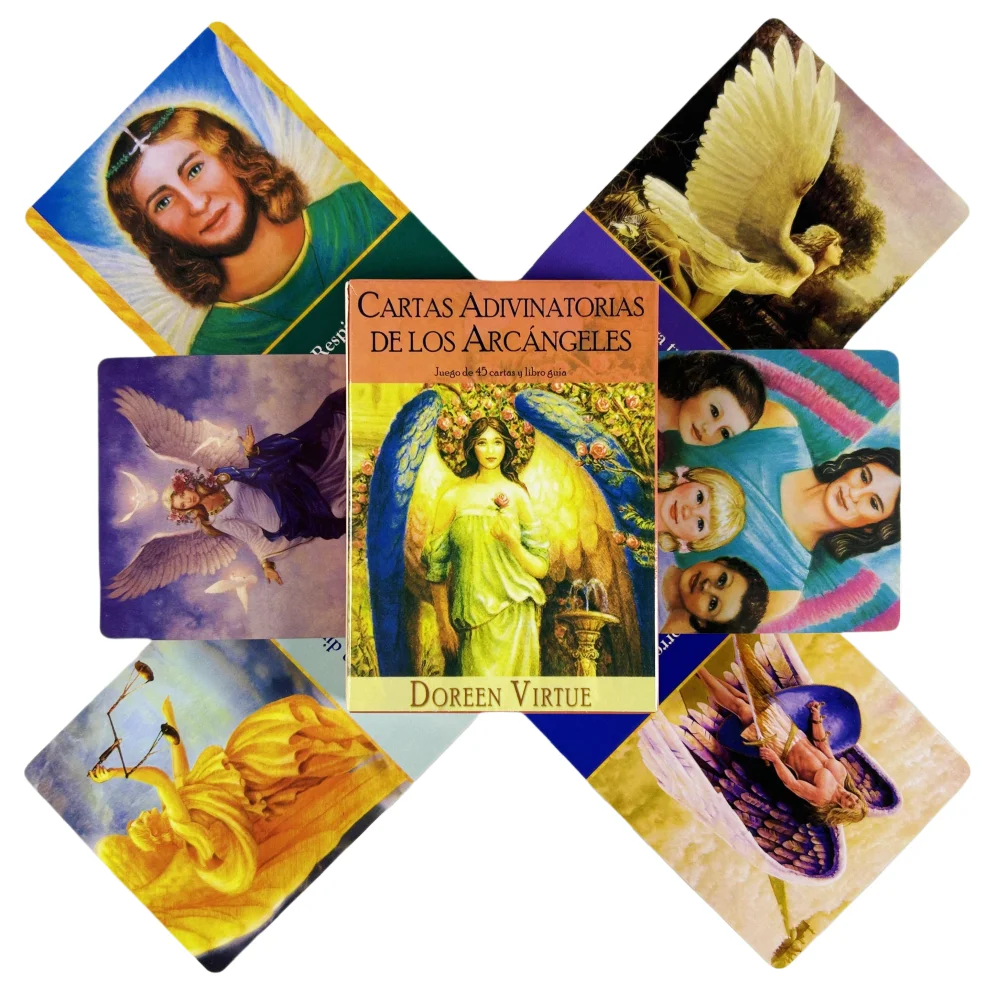 

Spanish Archangel Oracle Deck Tarot Cards Prophet Prophecy Divination Spanish English Oracle Deck Tarot Cards Prophet Prophecy