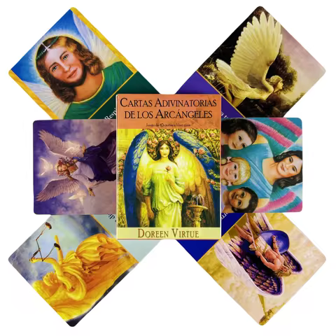 Spanish Archangel Oracle Deck Tarot Cards Prophet Prophecy Divination Spanish English Oracle Deck Tarot Cards Prophet Prophecy