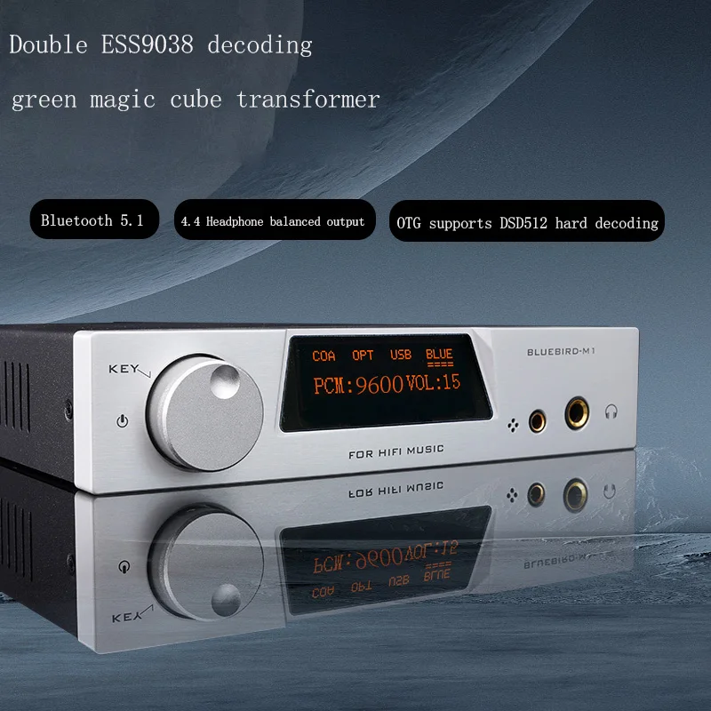 AIYIMA SMSL HIFI dual core ES9038 Bluetooth 5.1 LDAC linear power decoder USB balanced remote control DSD512 play decoder Audio