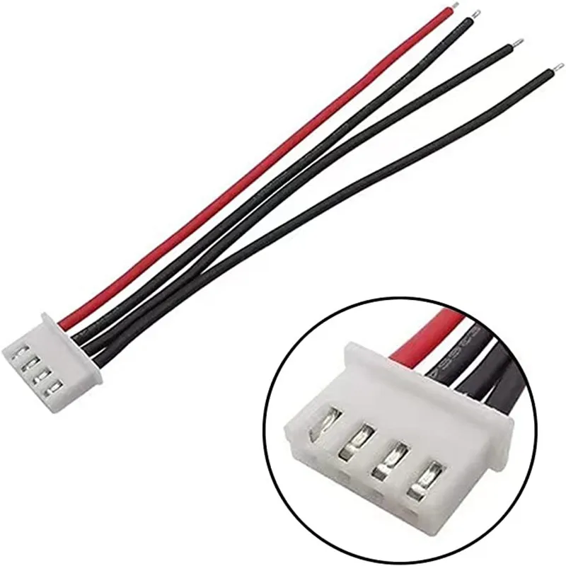 YUNIQUE 10 Pièces Câble Équilibrage JST XH 22 AWG – Adaptateur 2S à 6S Pour Chargeur Lipo – Lot De 2 De Chaque