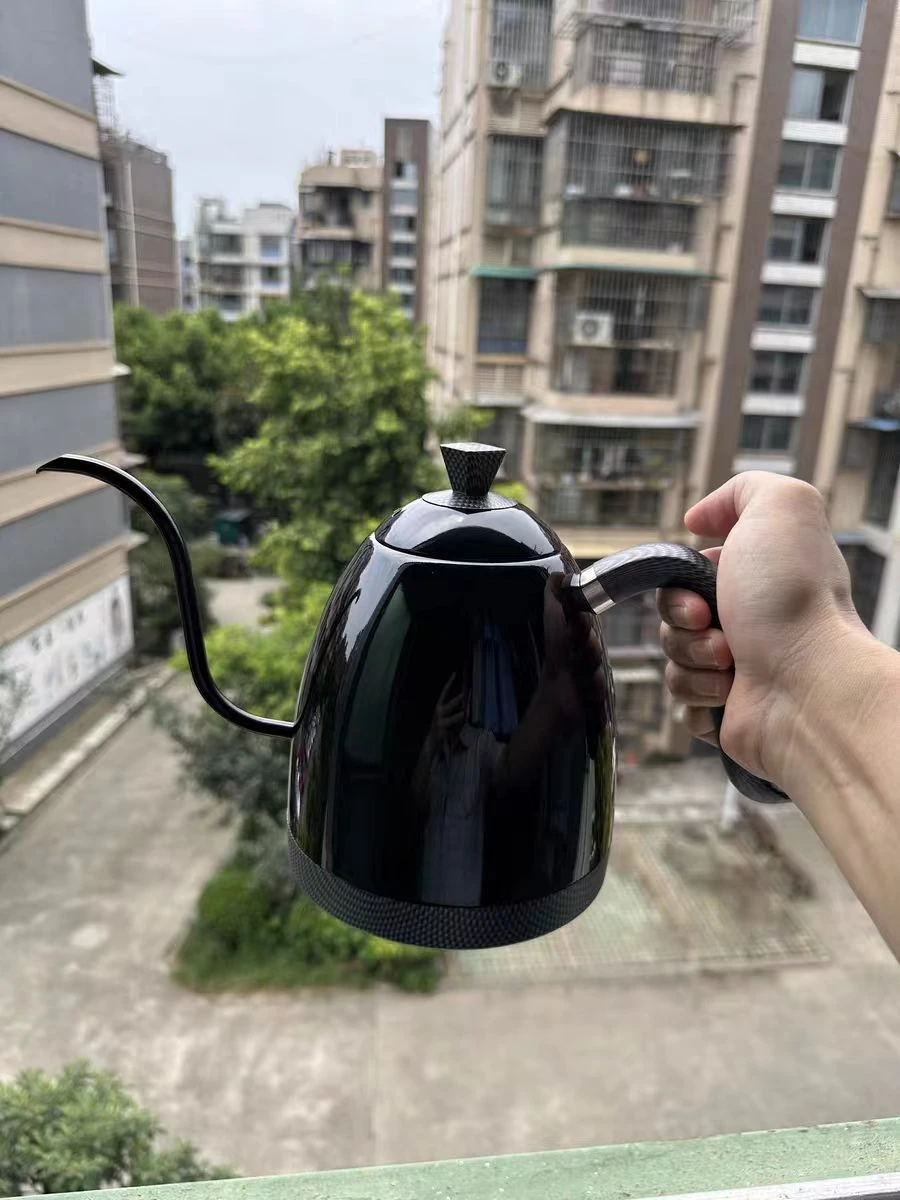 

Ручная кофеварка из нержавеющей стали, длинный/гусиный носик, многофункциональная, как электрический чайник и чайник, настраиваемый логотип