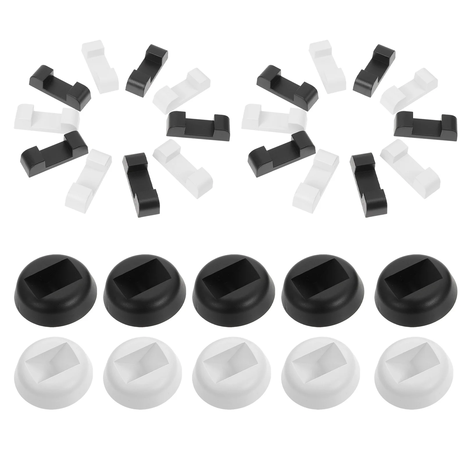 40Pcs Packaging Box Display Stand Bases High Quality Jewelry Rack Bases Simple Elegant Jewelry Display Holder for Store