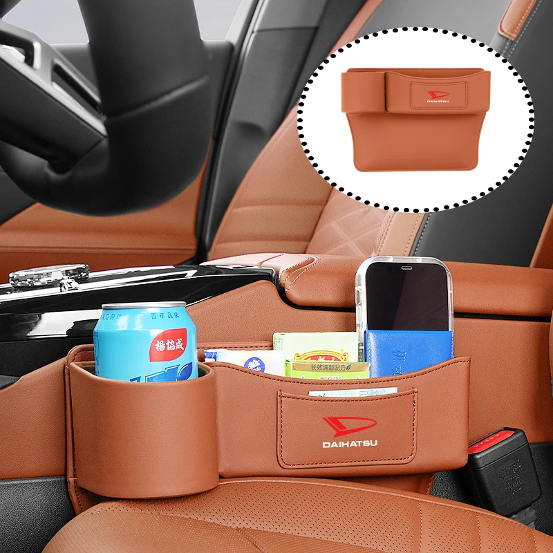Car Seat Gap Storage Box Seam Filler Case Tools Organiser Accessories For Daihatsu Terios Sirion Mira Materia Rocky YRV Feroza C