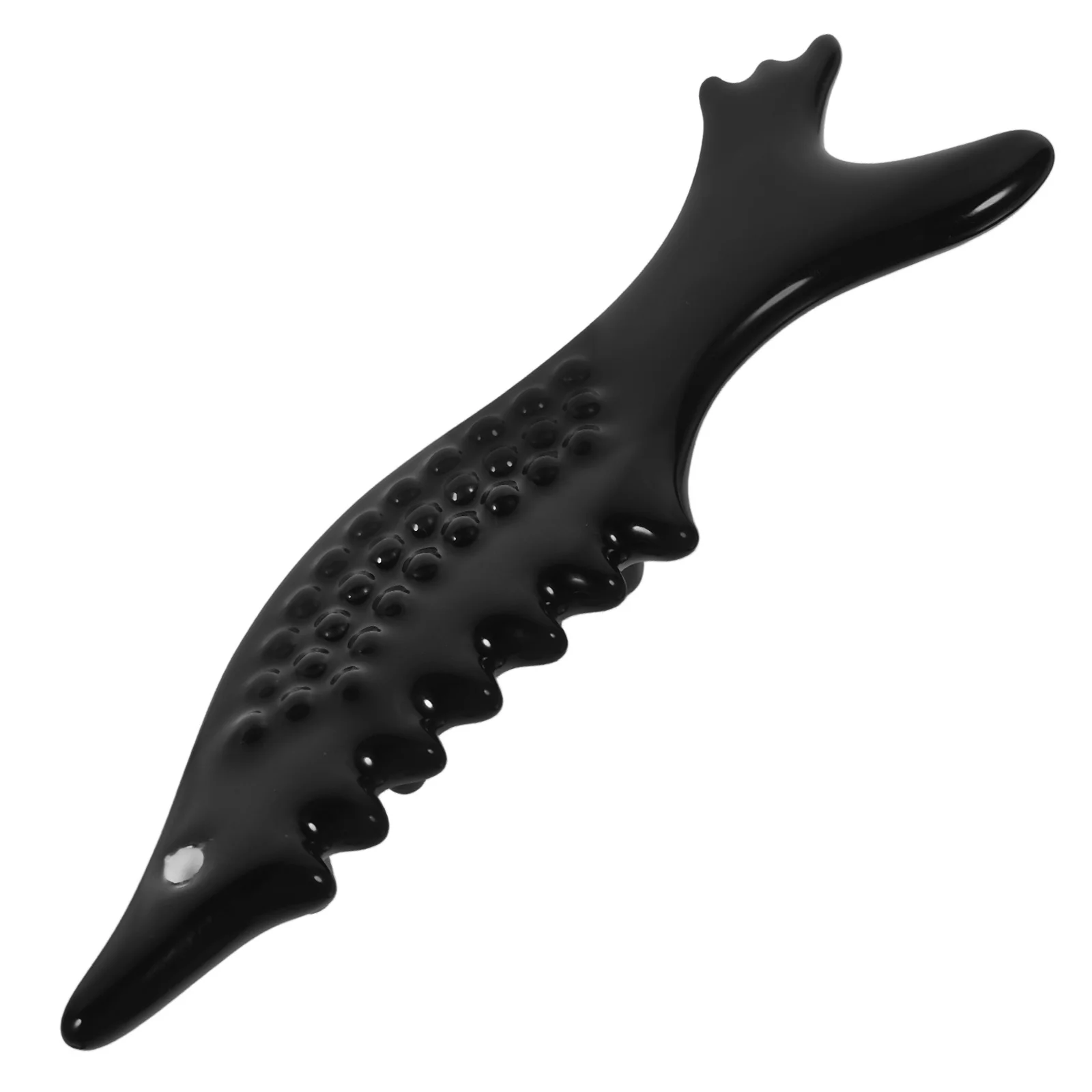 Grattoir Guasha en forme de poisson, outil de Massage en céramique pour le corps et le visage, dispositif de Relaxation musculaire Portable, Gua réutilisable, 1 ensemble