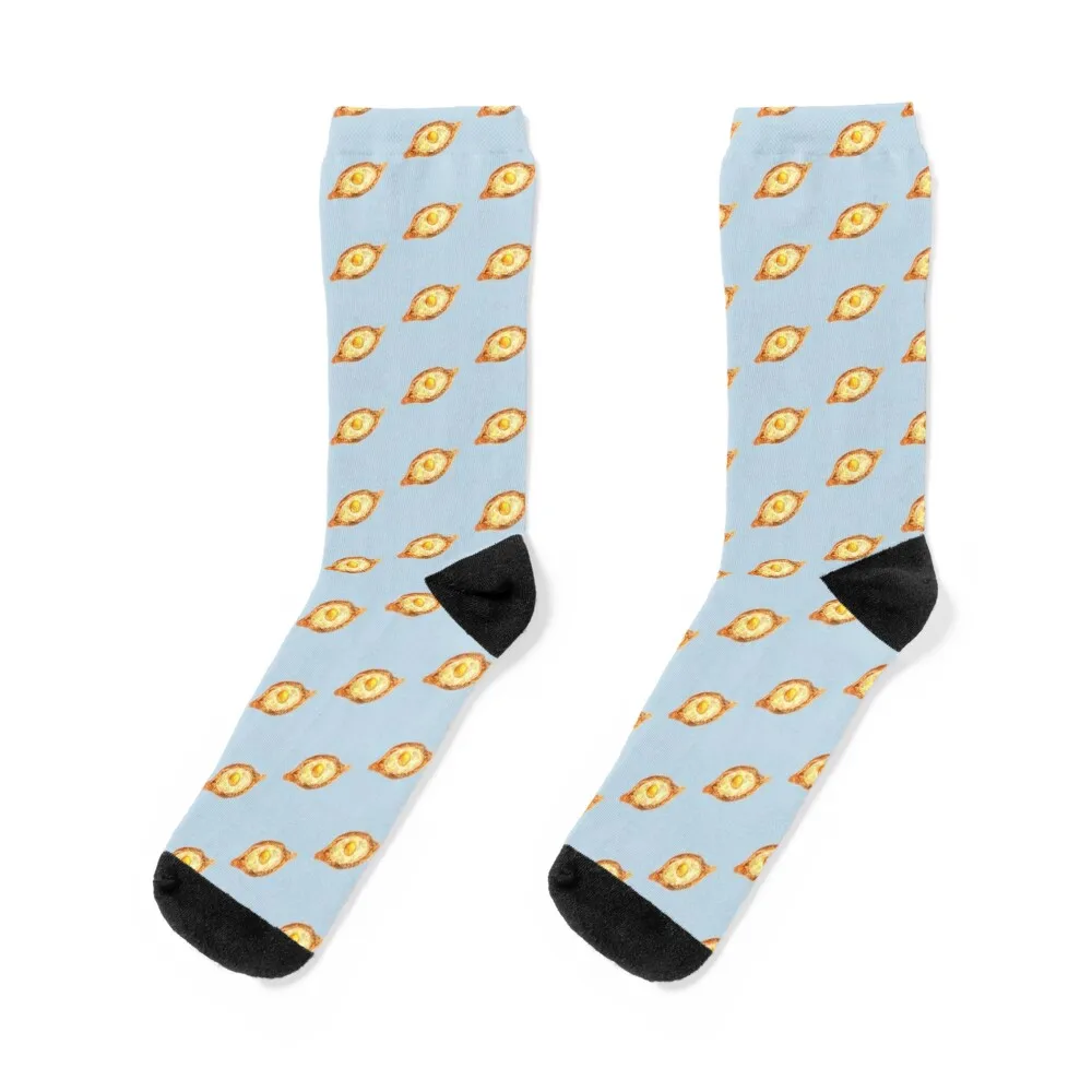

Khachapuri - Georgian Cheese and Egg Bread Socks Running Soccer crazy basketball Socks Male Women's