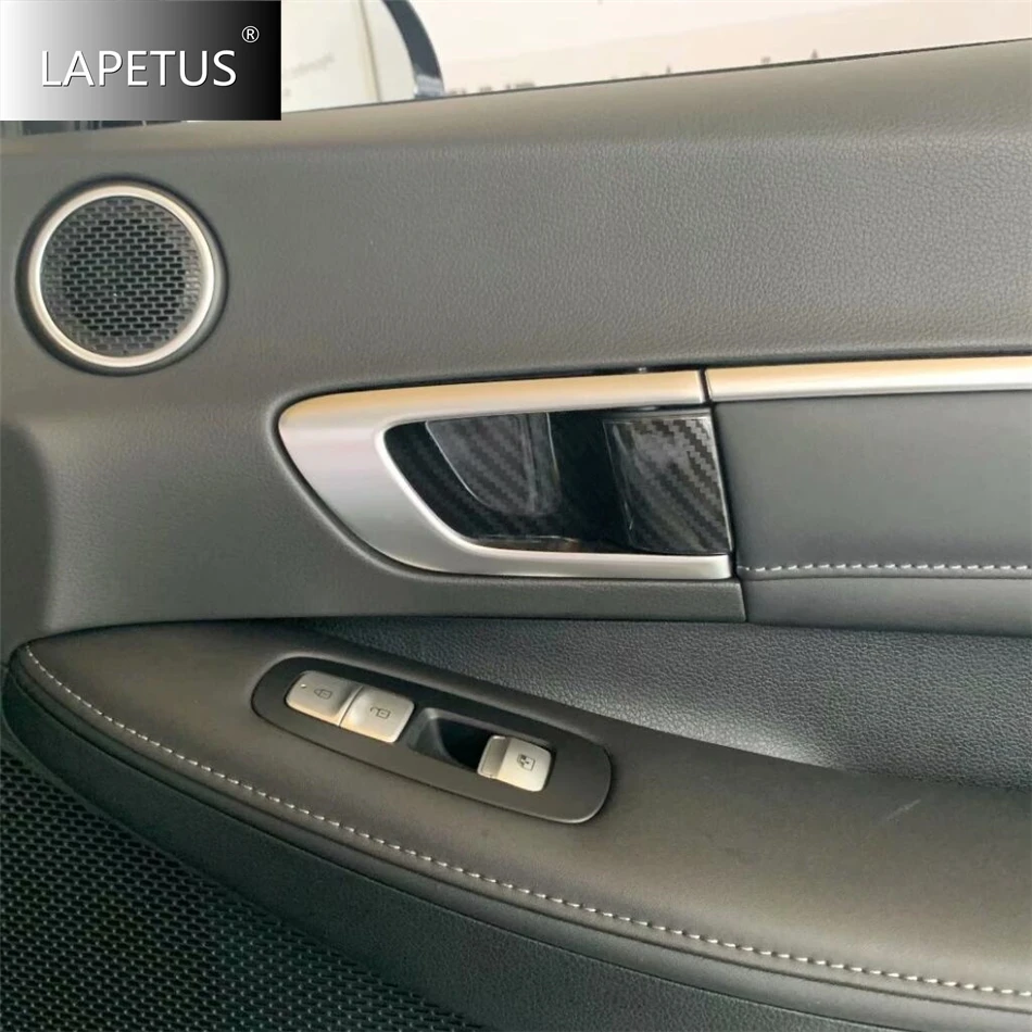 

Car Door Pull Doorknob Handle Catch Bowl Cover Trim For Hyundai Sonata DN8 2020 - 2025 Matte / Carbon Fiber Accessories Exterior