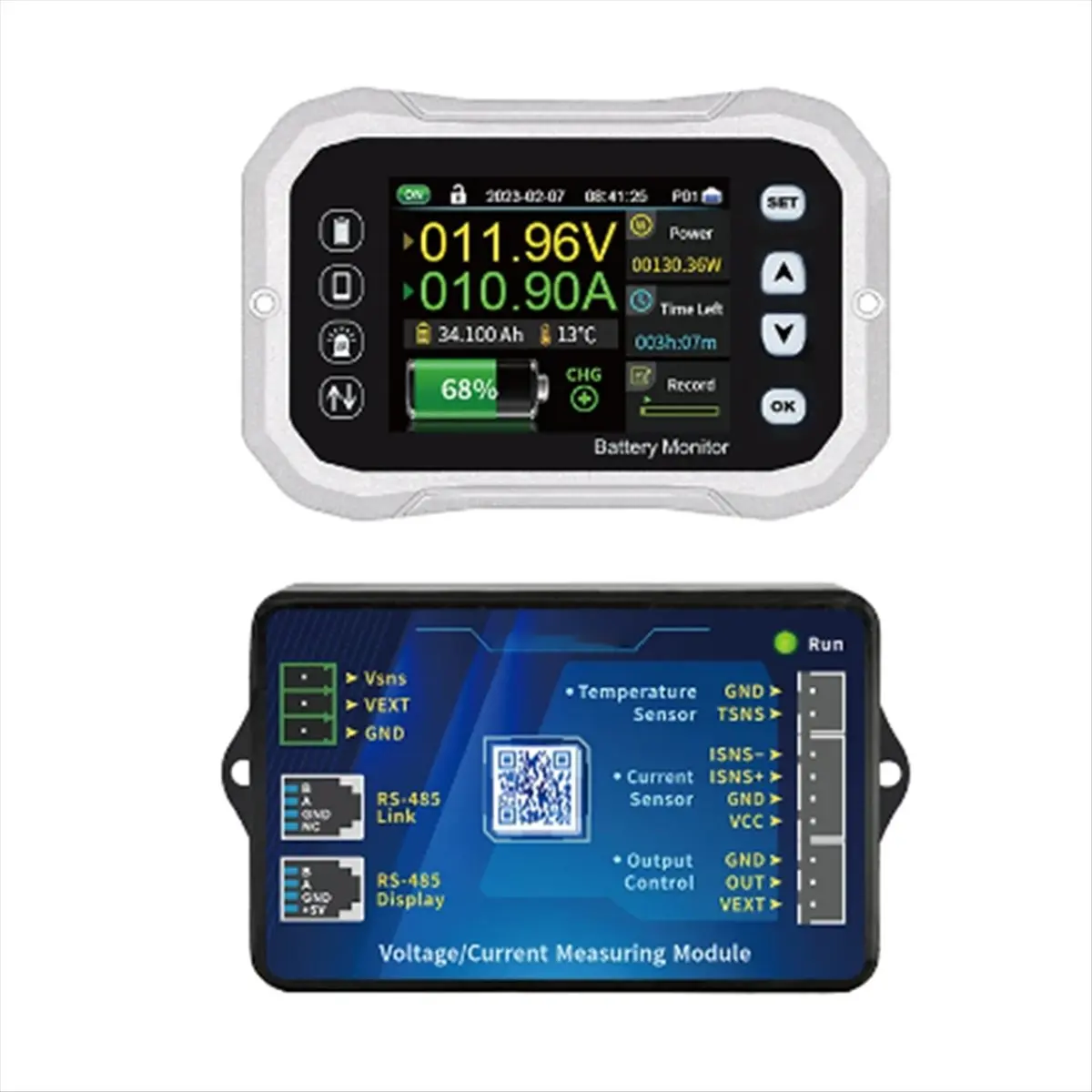 【n21r】-kh140f-monitor-batteria-bluetooth-0-120v-400a-tester-di-tensione-e-corrente