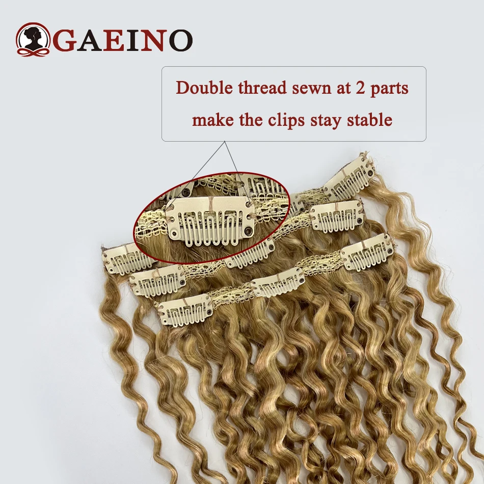 Clip riccia crespa nelle esten - Clip In Hair Piece recensione e prezzo