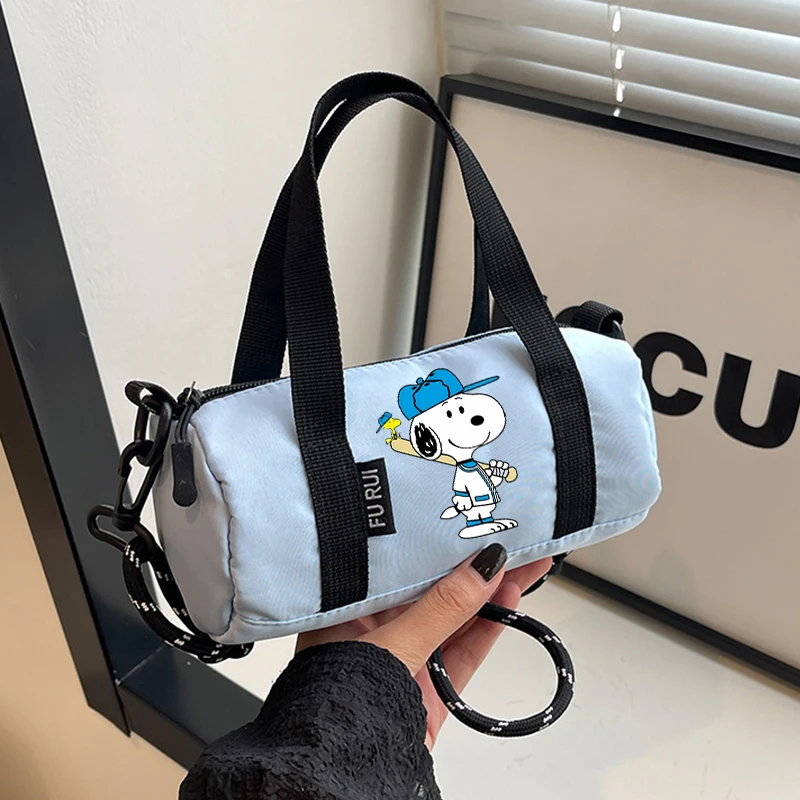 Snoopy Messenger Bag for Men Women Anime Cartoon Fashion Handbag Students Korean Style Shoulder Bag Roller Kawaii Tote-bags Gift