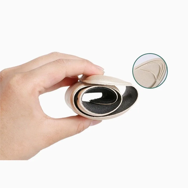 2-in-1 Heel Insole with Size Reduction Tool To Prevent Slipping Half Size Heel Insole To Absorb Sweat and Prevent Odor