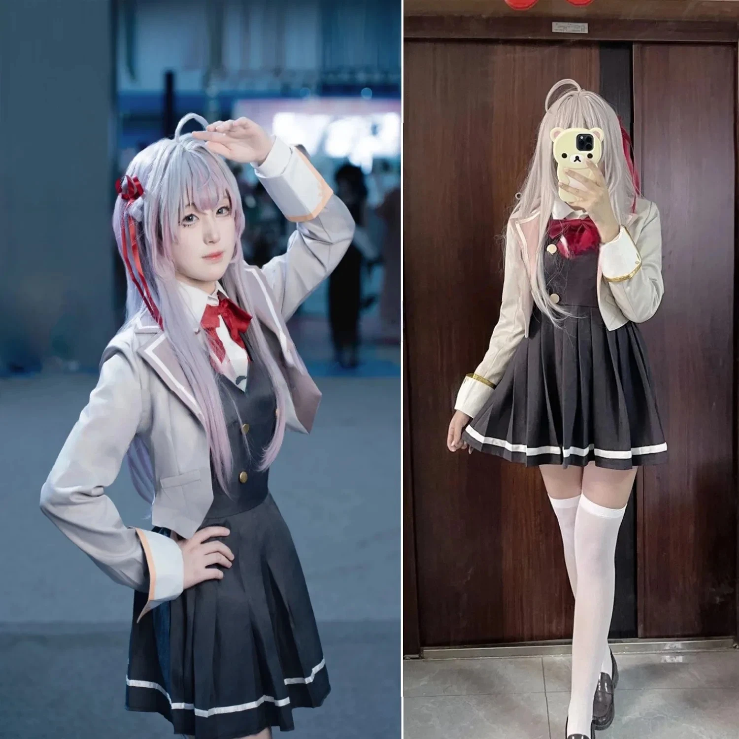 Anime Alya Sometimes Hides Her Feelings in Russian Alisa Mikhailova Kujou Cosplay Costume wig Jk Yuki Suou cos Halloween Costume