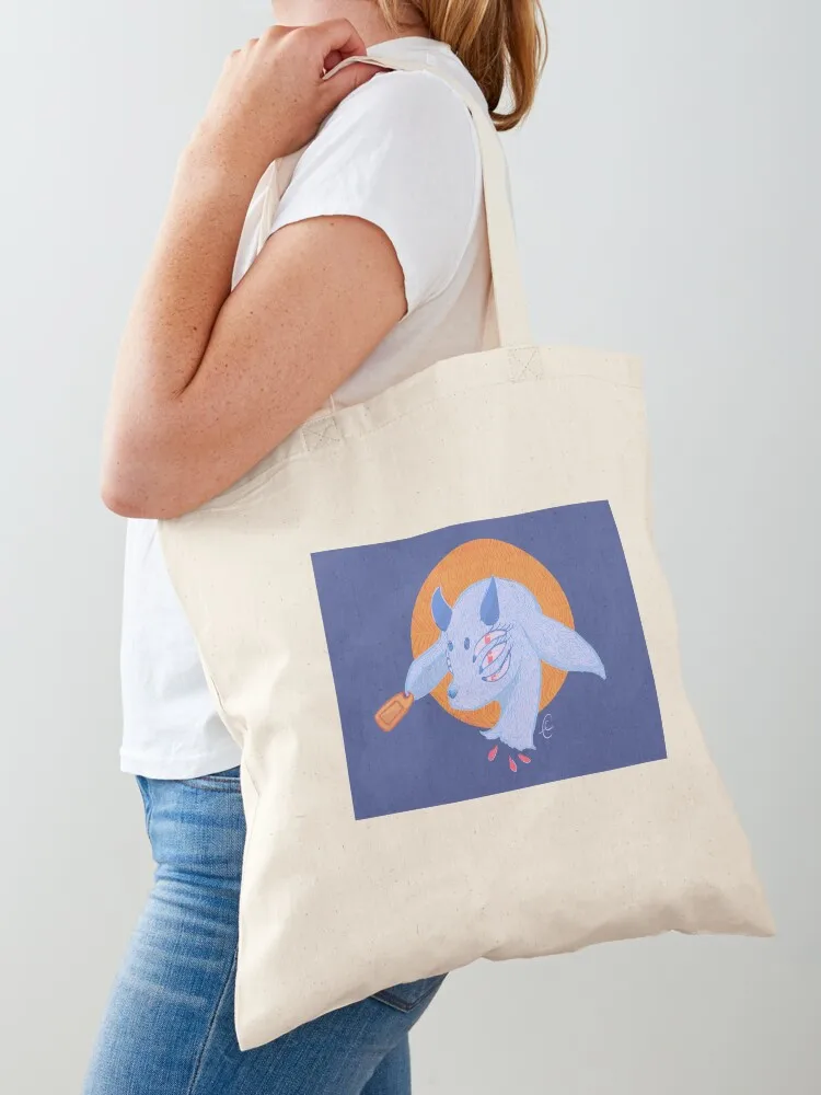 

3 eye goat Tote Bag bags woman 2025 custom bags Lady bags canvas tote