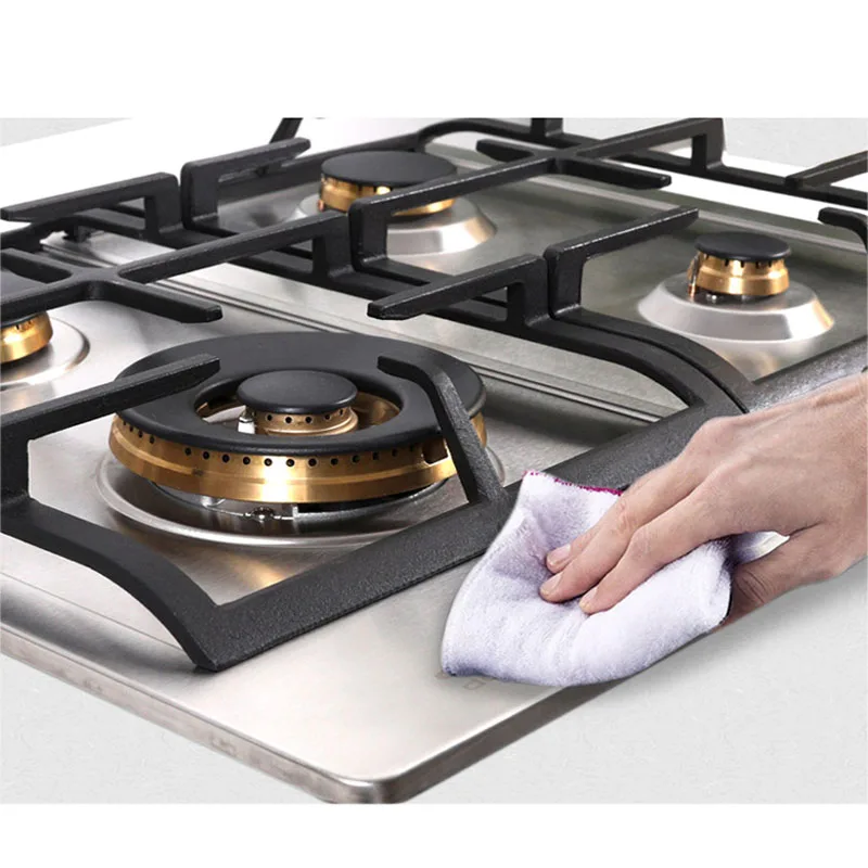 4구 천연가스레인지 - 가정용 주방용 멀티헤드 빌트인 쿡탑, 전자 점화 방식으로 고효율