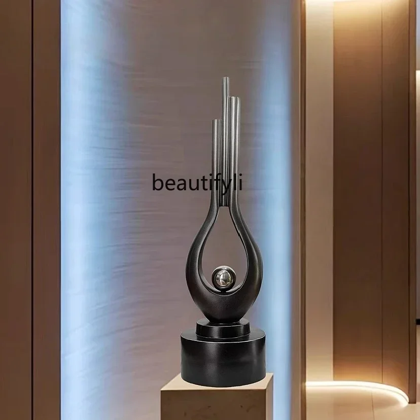 TTT Modern simple entrance vertical height sculpture ornament light luxury high-end abstract art living room meaning good decora